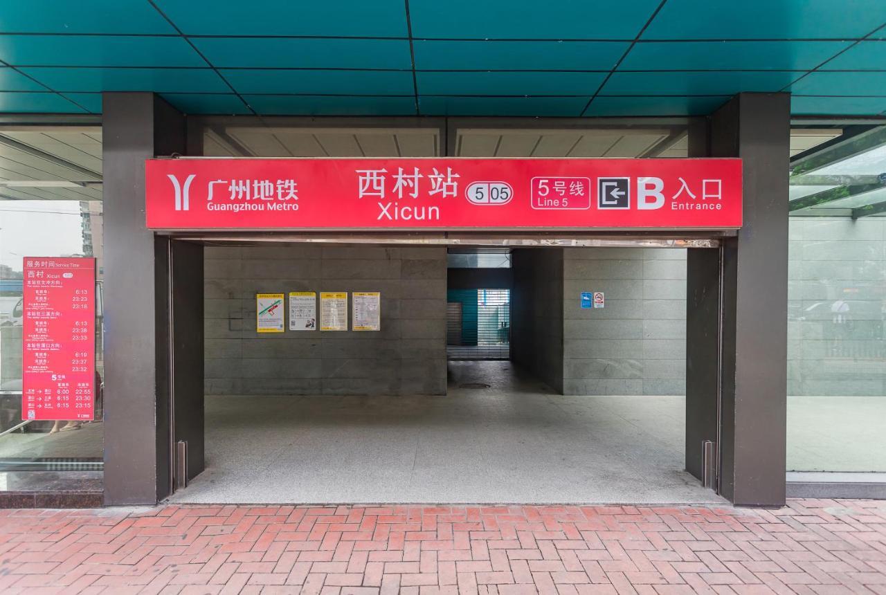 Super 8 Hotel Select Guangzhou Railway Station Xicun Subway Station מראה חיצוני תמונה